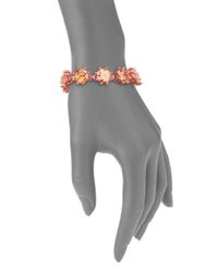 Eddie Borgo | Pink Circle Estate Crystal Bracelet | Lyst