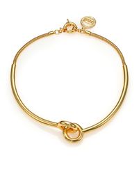 Giles & Brother | Metallic Archer Bar Collar Necklace | Lyst