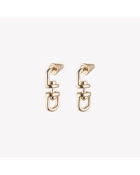 Eddie Borgo - Metallic Fame Link Day Drop Earring Gold - Lyst