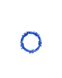 Lauren X Khoo - Editorialist Exclusive: Liberation 5-wire Blue Gold Ring - Lyst