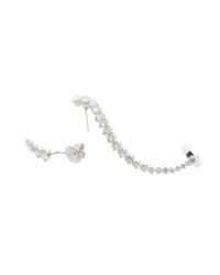 Lauren X Khoo - White Editorialist Exclusive: Silhouette Ear Cuff - Lyst