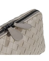Bottega Veneta | Natural Cosmetic Case Portatrucco Braided Zip Medio | Lyst