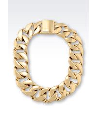 Emporio Armani | Metallic Necklace | Lyst