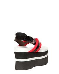 Marni | Black 70mm Neoprene Platform Sandals | Lyst