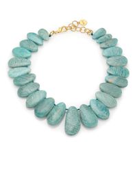 Nest | Blue Amazonite Bib Statement Necklace | Lyst