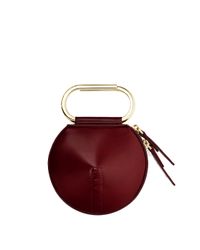 3.1 Phillip Lim | Red Alix Circle Leather Clutch | Lyst