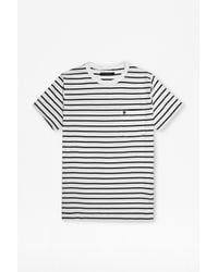 French Connection | Blue Nautical Stripe T-shirt for Men | Lyst