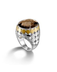 John Hardy | Metallic Large Oval Ring | Lyst