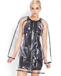 Lyst - Forever 21 Transparent Rain Coat You've Been Added To The Waitlist