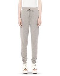 Alexander Wang | Gray Lightweight French Terry Sweatpants | Lyst