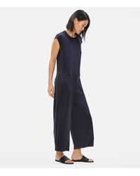 Eileen Fisher Multicolor Jersey Wide-leg Jumpsuit