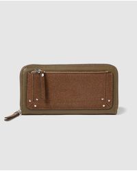 El Corte Inglés Wo Green Wallet With Zip