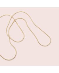 Erica Weiner - Natural Perfect Snake Chain - Lyst