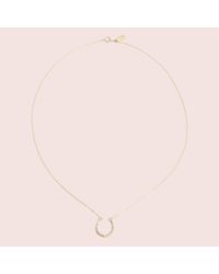 Erica Weiner - Metallic Lucky Horseshoe Necklace - Lyst