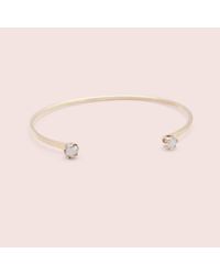 Erica Weiner - Multicolor Rough Gem Cuff (moonstone) - Lyst