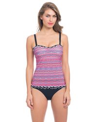 Gottex | Purple Underwire Bra Tankini Top (d Cup) | Lyst