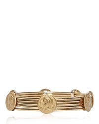 Dolce & Gabbana | Metallic Gold Plated Coin Bracelet | Lyst