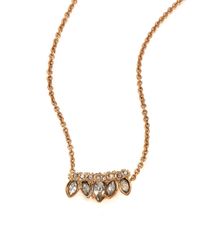 Alexis Bittar | Metallic Miss Havisham Liquid Pave Crystal Mini Jagged Marquis Pendant Necklace | Lyst