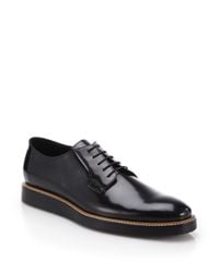 VINCE | Black Dylan Leather Oxfords for Men | Lyst