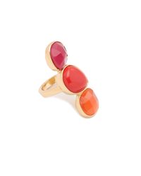 Trina Turk | Pink Triple Stone Ring | Lyst