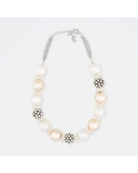 Paul Smith | Gray Women's Ball-bib Necklace | Lyst