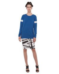 Norma Kamali | Multicolor Straight Skirt | Lyst