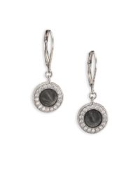 Eddie Borgo | Metallic Crystal And Labradorite Cone Drop Earrings | Lyst