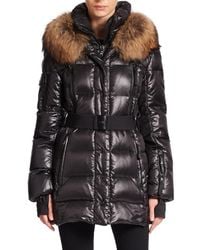 Sam. | Black Millenium Fur-trimmed Puffer | Lyst