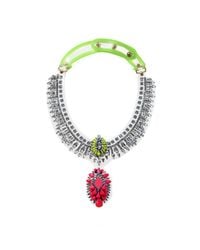 Shourouk - Pink Pixie Pvc Necklace - Lyst