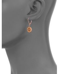 Eddie Borgo | Pink Crystal And Labradorite Cone Drop Earrings | Lyst