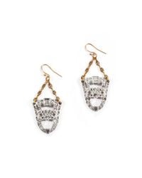 Lulu Frost | Metallic Art Deco Earring #25 | Lyst