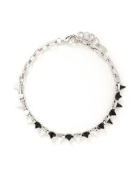 Joomi Lim | Metallic 'white Out' Spike Chain Choker | Lyst