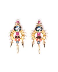 Lizzie Fortunato | Metallic City Landscape Earrings | Lyst