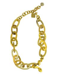 Ashley Pittman - Metallic Nyoka Necklace in Light Horn - Lyst