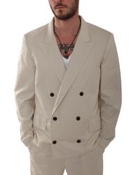 3.1 Phillip Lim | Natural Double Breasted Blazer for Men | Lyst