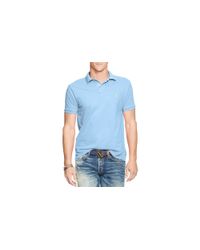 Pink Pony | Blue Polo Slim Fit Mesh Polo for Men | Lyst