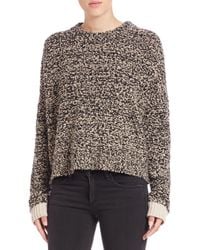 Rag & Bone | Black Rue Boucle Pullover | Lyst