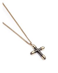Givenchy | Metallic Cross Pendant Necklace | Lyst