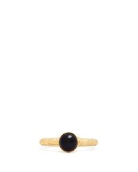 Ela Stone | Black Simone Stone Ring | Lyst