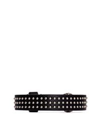 Alexander McQueen | Black Skull Nappa Leather Bracelet | Lyst