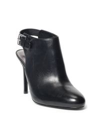 Ralph Lauren | Black Rayna Leather Bootie | Lyst