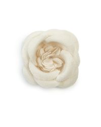 Hook + Albert | White Lapel Flower Pin | Lyst