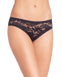 Wolford | Black Clair Tanga | Lyst