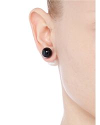 Kenneth Jay Lane | Multicolor Baroque Resin Pearl Ball Stud Earrings | Lyst