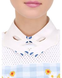 Vivetta | White Organza Hands Collar | Lyst