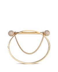 Chloé | Metallic 'Darcey' Swarovski Bead And Chain Bangle | Lyst