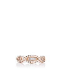 Joelle Jewellery | Metallic 18K Pink Gold Baguette Ring | Lyst
