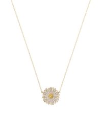 Alison Lou | Metallic Diamond Daisy Necklace | Lyst
