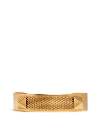 Ela Stone | Metallic Davy Pyramid Mesh Cuff Bracelet | Lyst