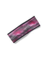 Ralph Lauren | Pink Striped Fleece-lined Headband | Lyst